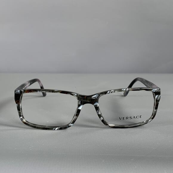 VERSACE Grey Black Marbled Acetate Sunglasses & Eyewear - Picture 1 of 6